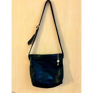 Paradox Vintage Crossbody Navy Leather Bag